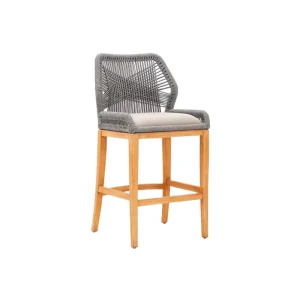 Custom Nordic Waterproof Sunproof Outdoor Bar Chair Set for Courtyard Garden Patio Commercial Home Furniture