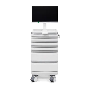 Custom OEM Medical Trolley Steel Frame Powder Coated Laser Cut Sheet Metal Cart for Hospital Equipment