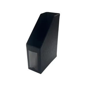 Custom Plastic Office Desk Rack for Paper/Magazine Storage A6 Size Cardboard Holder Custom Color & Logo