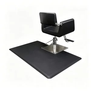 Custom Rectangle Salon Anti Fatigue Floor Mat Non Slip Waterproof Barber Station Mat for Beauty Hair Salon
