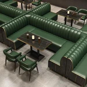Custom Restaurant Furniture Tables and Chairs with Bar Counter