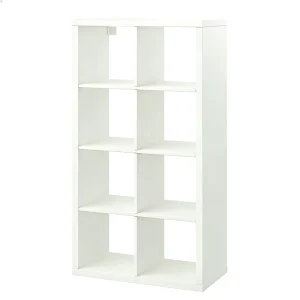 Custom Scandinavian Wooden 8 Cube Space Saving Living Room Display Shelf Bookshelf Bookcase