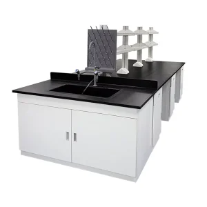 Custom School Science Laboratory Bench Lab Table Medical Lab Equipment Island Workbench side Workbench