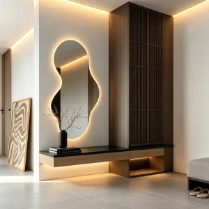 Custom Shoe Rack Cabinet with Drawers Luxury European High Quality Living Room Furniture for Entryway Organization