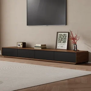 Custom Size Color TV Stand Unit for Living Room Modern Luxury Wall Mounted Cabinet With Storage