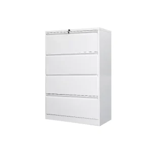 Custom Size Simple Office Equipment Lateral 4 Drawer Filing Cabinet