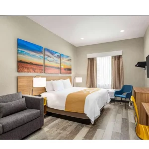 Custom Solid Oak Wood Contemporary Hotel Bedroom Furniture One-Stop Solution Luxury Resorts Apartments Modern Eco-Friendly