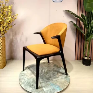 Custom Solid Wood Modern Ergonomic Leisure Chair for Hotel Guest Room Commercial Furniture