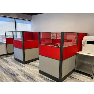 Custom Staff Cubicles Desks Modern Office Partition for USA Project