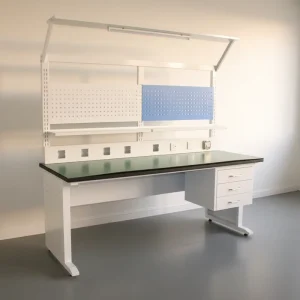 Custom Steel Laboratory Adjustable Electronic Antistatic Workbench for Computer Cell Phone Repair Industrial Lab