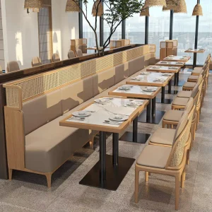 Custom Sushi Bar Counter Japanese Interior Design Commercial Fast Food Restaurant Dinner Seating Bench