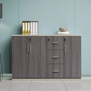 Custom Wooden Filing Cabinet Office Storage Cabinet With Lock Drawers Commercial Document Organizer