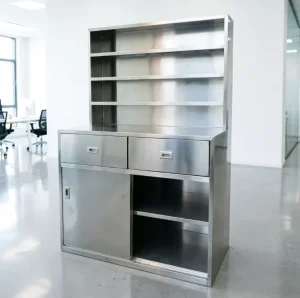 Custom-made Modern Commercial Stainless Steel Hospital Wardrobe Factory Staff Storage Multi-Door Custom Lock Dust-free Hanging
