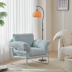Customisable Fabric Single-seater Lounge Chair Relaxed Lounge Chair Home Furnishings