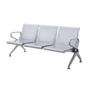 Customised Public Seating Hospital Seating Stainless Steel Waiting Hall Chairs Waiting Chair 3 Seat