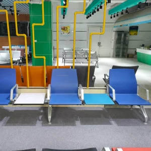 Customizable 3-Seat PU Modern Hospital Chair for Waiting Rooms Clinics Dental Offices Schools Dining Areas Hospital