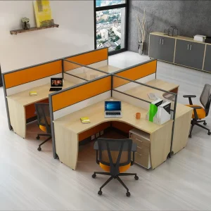 Customizable 4 Person Workstation High Quality Modern Office Desk Computer Table Office Furniture