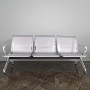 Customizable 5 Seater Stainless Steel Waiting Bench for Outdoor School Mall Hotel Park Airport Chair