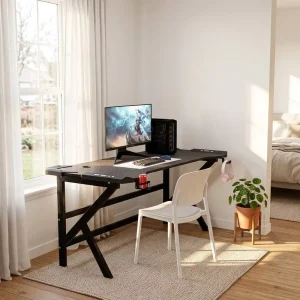 Customizable Desk Length Large Surface Executive Table for Professional Office