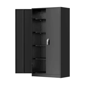 Customizable Double Door Filing Cabinet with Metal Handle Large Capacity for Storage
