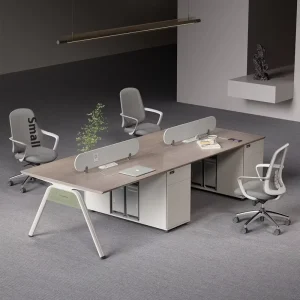 Customizable E0 grade Environmentally Friendly Office Staff Computer Desks and Workstations for Office Furniture