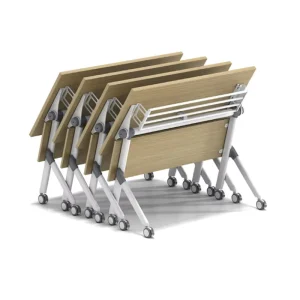 Customizable Eco Friendly Water Resistant Mobile Conference Room Desks Training Tables Learning Center Folding Tables