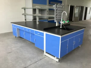 Customizable Electronic Lab Table Laboratory Furniture With Storage Drawer Cabinet