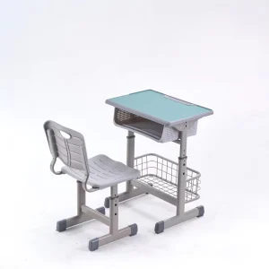 Customizable Height Adjustable Student Desk and Chair Set Ergonomic School Furniture for Classroom Training Room and Nursery OEM