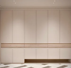 Customizable Large Storage Shoe Cabinet Eco Friendly Straw Board Wooden Cabinet Modern Shoe Storage Cabinet for Home Use