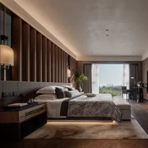 Customizable Luxury Hotel Room Furniture Set for Bedrooms for Apartments and Villas