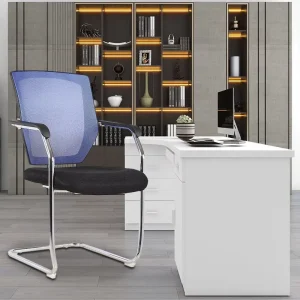 Customizable Meeting Room Conference Visitor Office Chair Without Wheels