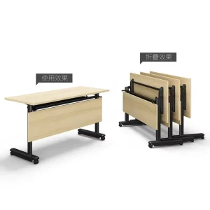 Customizable Modern Design Folding Metal Meeting Table Office Furniture for Conference Room Hotels Hospitals Training