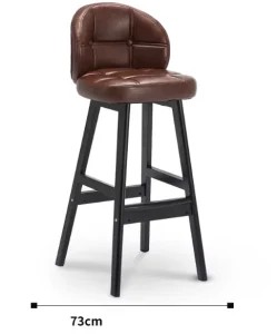Customizable Modern European Design High Stool Sponge Bar Chair for Commercial Use in Office and Bar