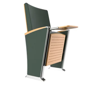 Customizable Modern Home Theater Chairs with Writing Board Fabric Cinema Seats for Home Office Outdoor Schools Hotels Use