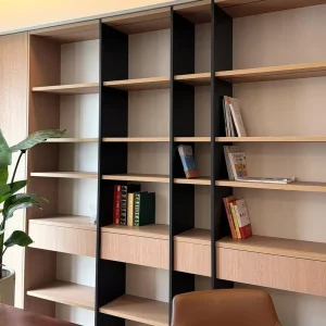 Customizable Modern Laminated Board MDF Bedroom Living Room Cabinets Bookcases Home Office Bookshelves Hotel Display Cabinets