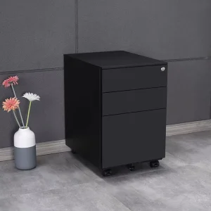 Customizable Modern Metal Side Opening 3 Drawer Movable Adjustable Convertible Filing Cabinet Eco Friendly School Workshop