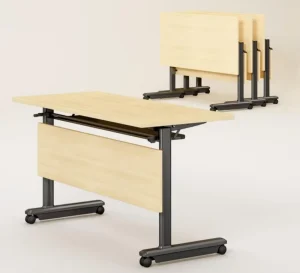 Customizable Modern Mobile Conference Room Desks Training Tables Learning Center Folding Tables Wheels Durable Water