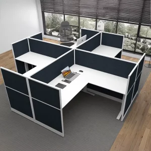 Customizable Modern Modular Office Furniture 2 6 Seater Cubicle Workstation Desk with Home Office Workshop Partitions