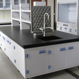 Customizable Modular Steel Laboratory Workbench Multi function School Lab Table Hospital Workshop Warehouse