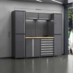 Customizable Modular Steel Modern Tool Cabinet with Locking Soft Closing Waterproof Wheels Eco-Friendly for Furniture Hardware