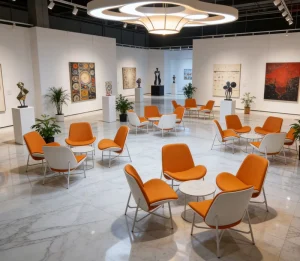 Customizable Nordic Leisure Chairs Available in Bulk Suitable for Living Room Dining Room Showroom and Casual Dining Furniture