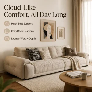 Customizable Nordic Solid Wood Three Seat Modern Sectional Sofa Eco Friendly Compact Apartment Villa Hospital Park Living Room