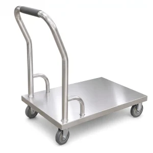 Customizable Size 304 201 Stainless Steel Trolley Commercial Mobile Food Stainless Steel Dining Cart for Restaurant Hotel