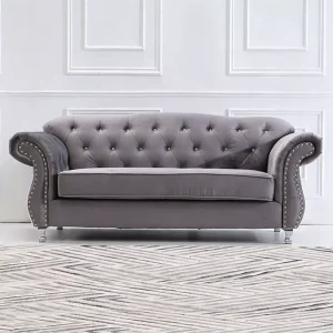 Customizable Size Chesterfield Tufted Sofa Modern Design Wood Set for Apartment Warehouse Use Living Room Furniture Home Decor