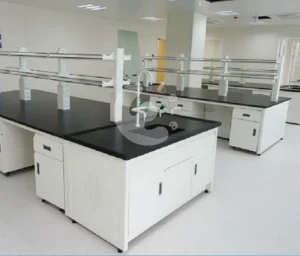Customizable Size Laboratory Table and Chairs Lab Work Table Corrosion-Resistant Laboratory Equipment for Teaching Lab