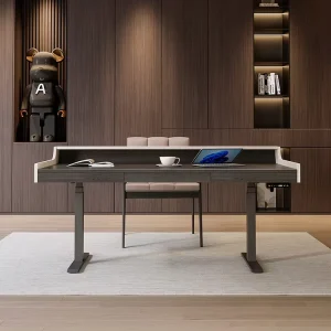 Customizable Specifications Home Office Desk Modern Design Intelligent Lifting Table Piano Style Variable Height Desk