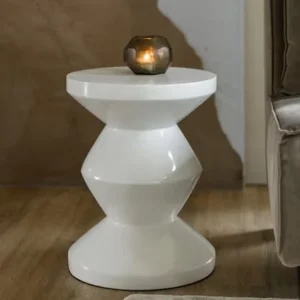 Customization Coffee Table for Home Living Room Fiberglass White Coffee Table Side Table Original Factory Trend Style Table