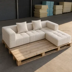 Customization Compressed Sofa High Density Foam Living Room Sofa Premium Sofa for Bedroom Office Sponge Sofa