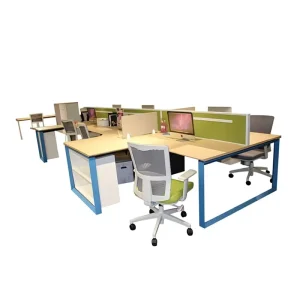 Customization High Quality Modern Convertible Eco friendly Metal Office Cubicle Desk Staff Workstation with 6 Year Warranty