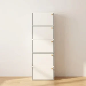 Customization Modern Minimalist Narrow Tall Show Cabinet Entryway with Removable Shelf for Small Space Multi Layer Shoe Rack